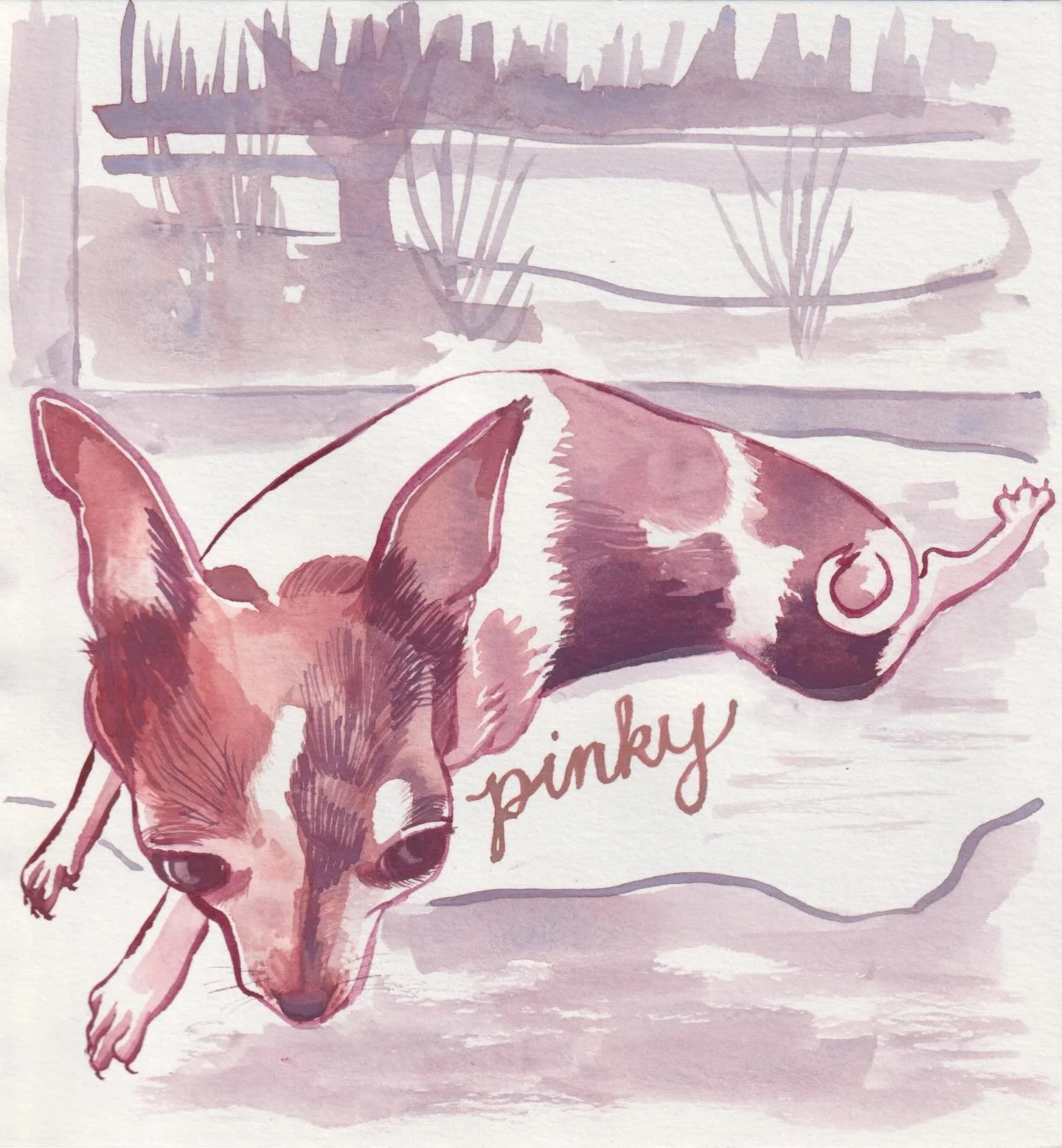 A snowy weekend with my dad and biological sister Pinky. While we&rsquo;re at it, FUCK ICE.