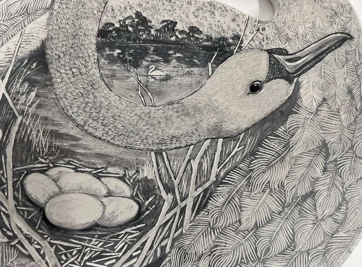 one month til im back to sicily to study sgraffito properly. enjoying the meantime