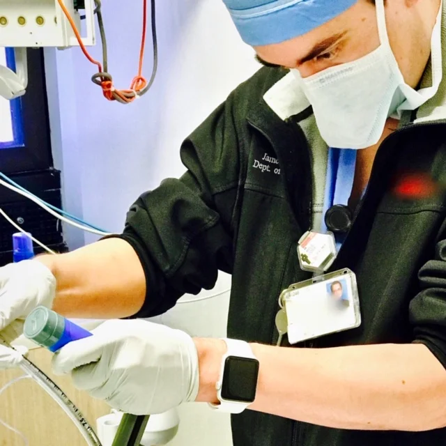 Dr. M James Lozada, obstetric anesthesiologist and assistant professor at Vanderbilt University Medical Center.