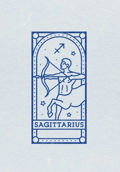 ex libris - zodiac collection SAGITTARIUS