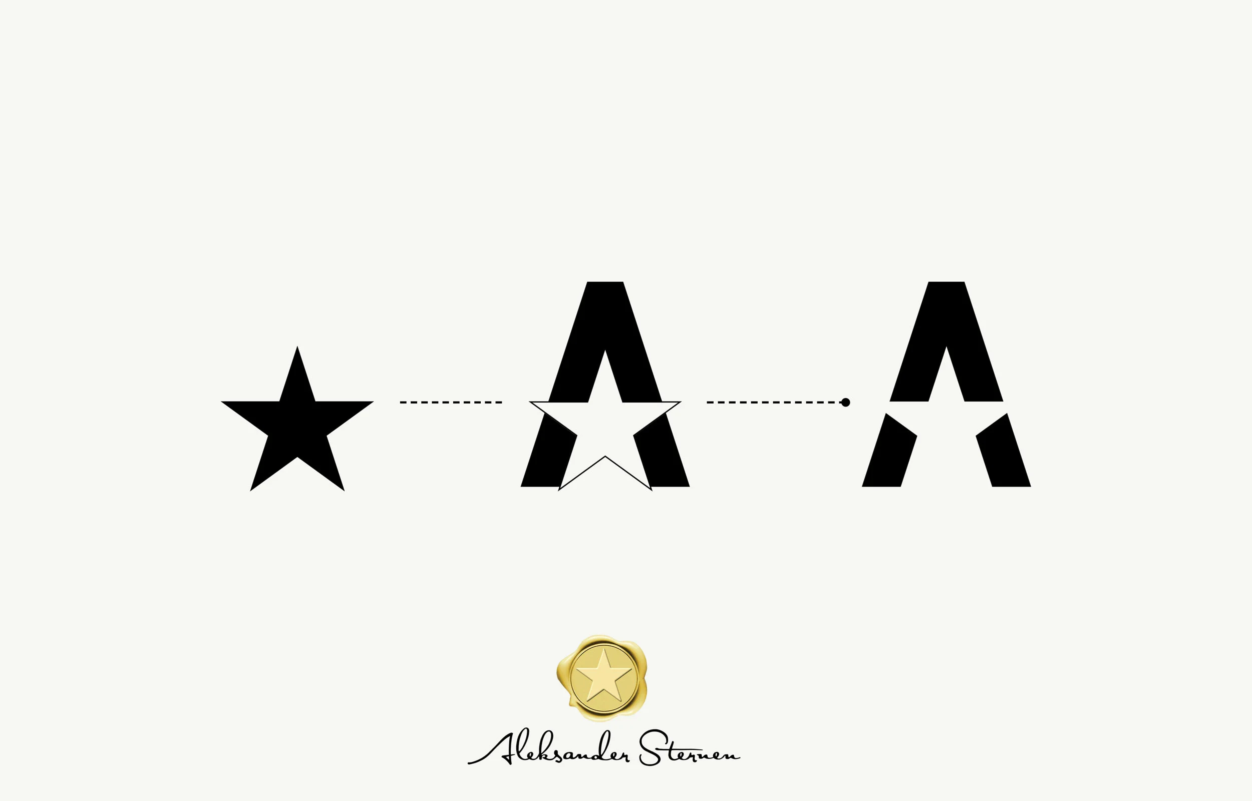  While working at Leo Burnett Läufer in Berlin I have been asked to redesign the logo and the corporate identity for Aleksander Sternen, jewelry designer. He wanted to widen the target he was referring to and get new young and stylish customers. The 