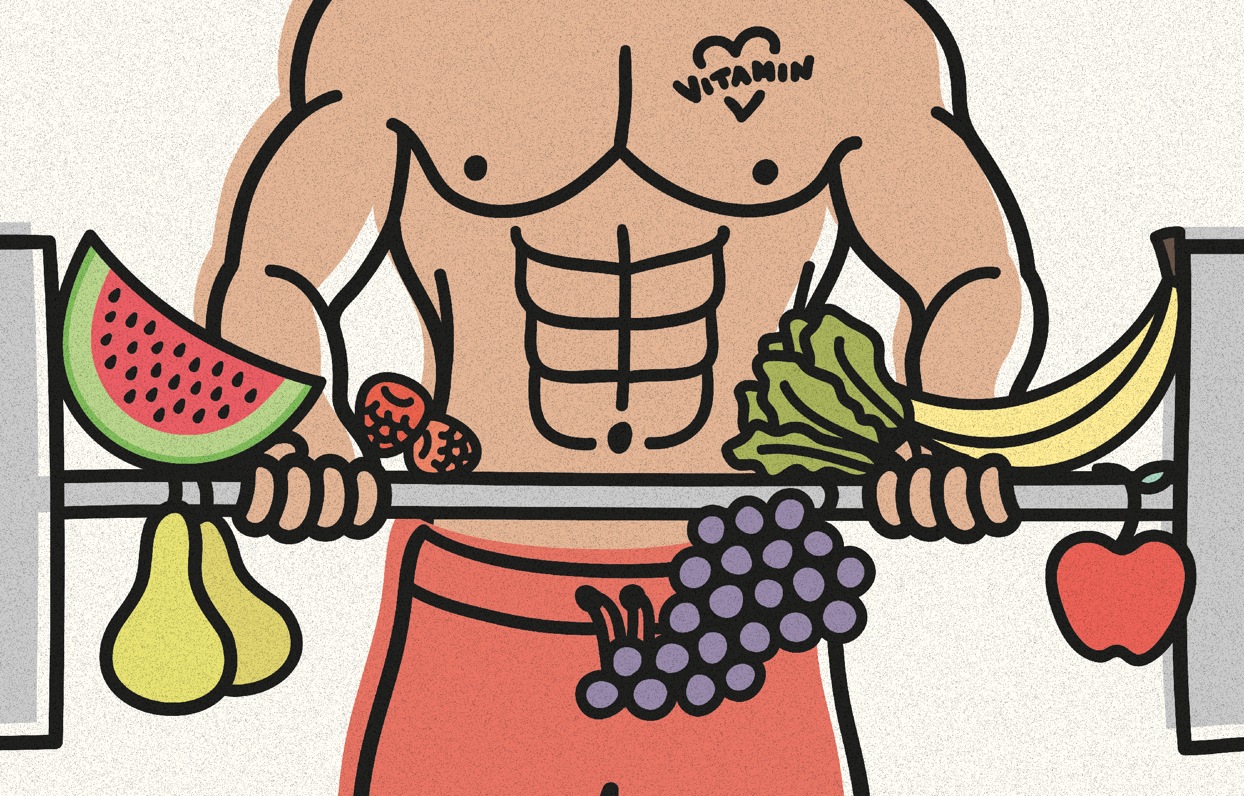  Made For_ is a Berlin based startup that sells food supplements.  I was commissioned to illustrate a series on the topic “healthy lifestyle” to be used on their social networks. Here are few of them. 