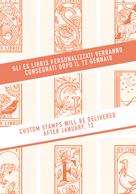 Ex Libris Personalizzato (ex novo) / Custom Stamp (complete customization)
