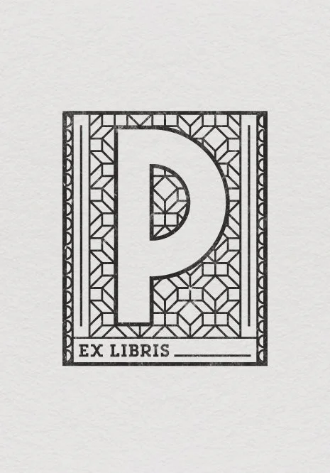ex libris - alphabet collection P