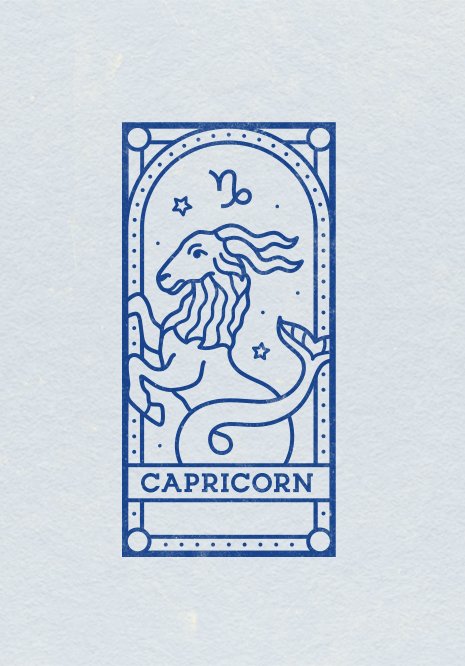 ex libris - zodiac collection CAPRICORN