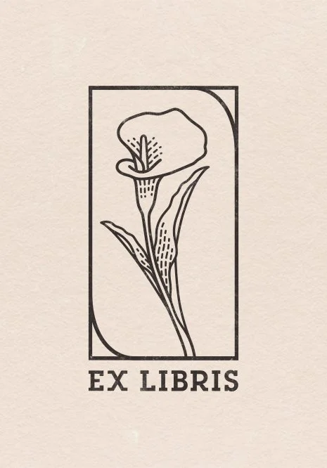 ex libris - floral collection 02
