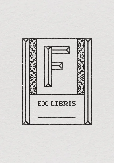 ex libris - alphabet collection F