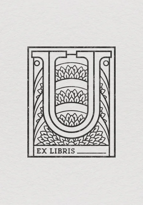 ex libris - alphabet collection U