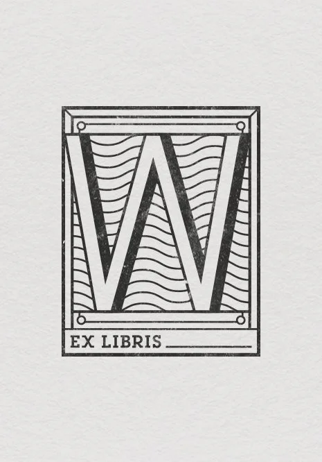 ex libris - alphabet collection W