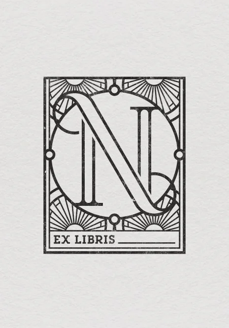 ex libris - alphabet collection N