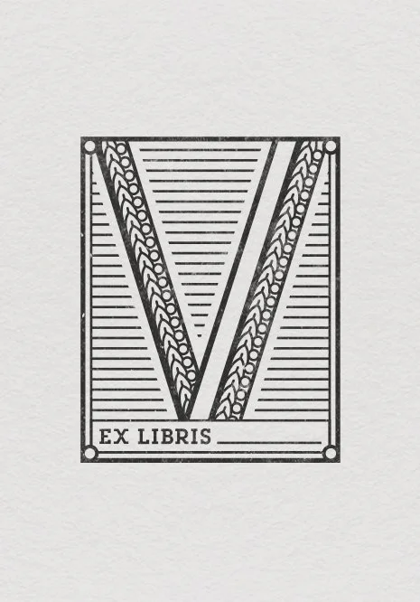 ex libris - alphabet collection V