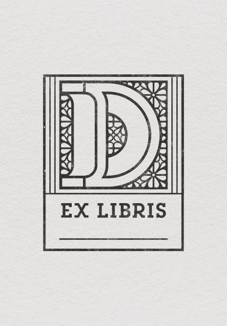 ex libris - alphabet collection D
