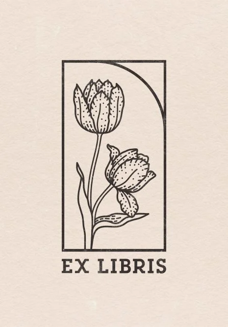 ex libris - floral collection 04