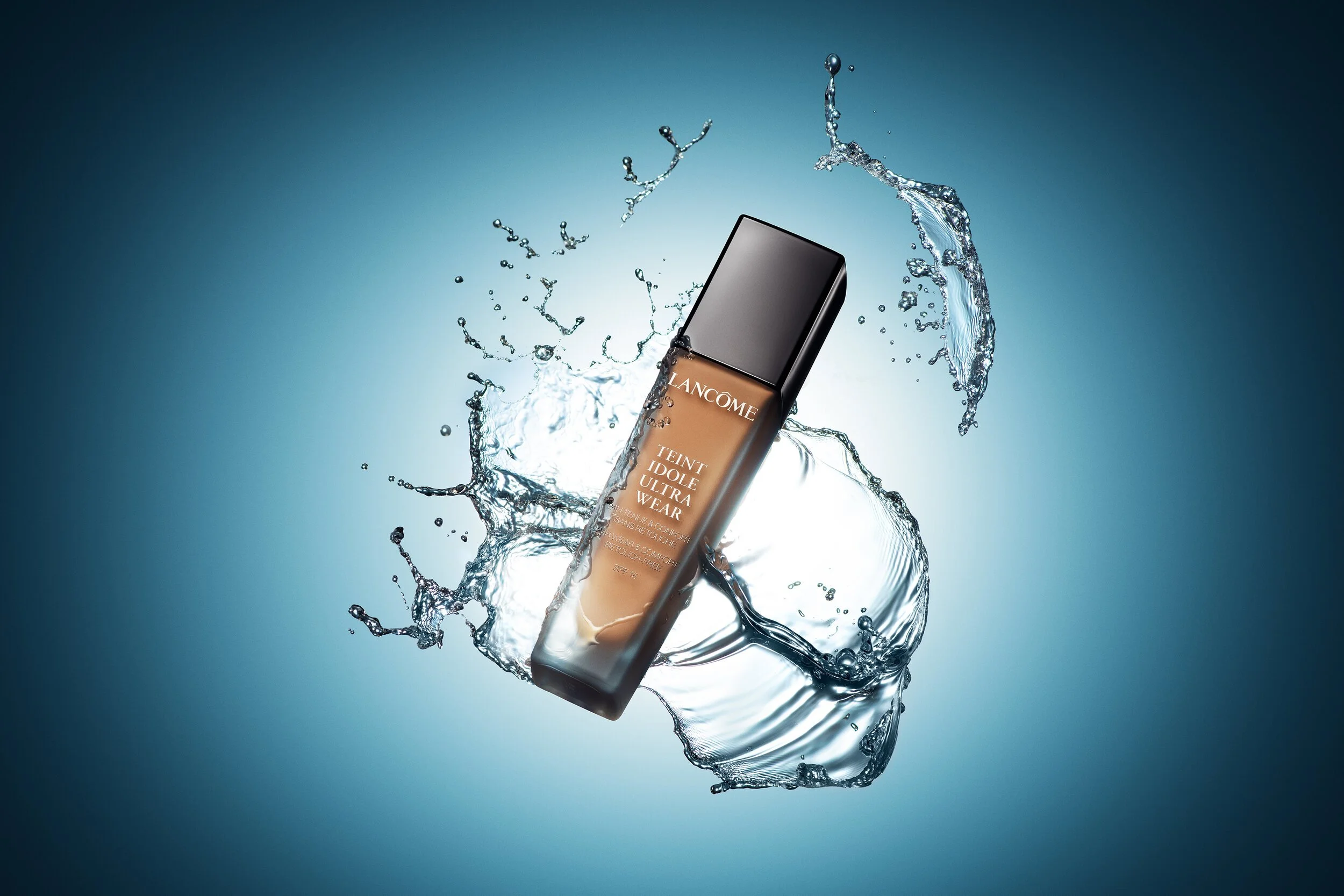 Korkean tason tuotekuva Lancome kosmetiikka voiteesta