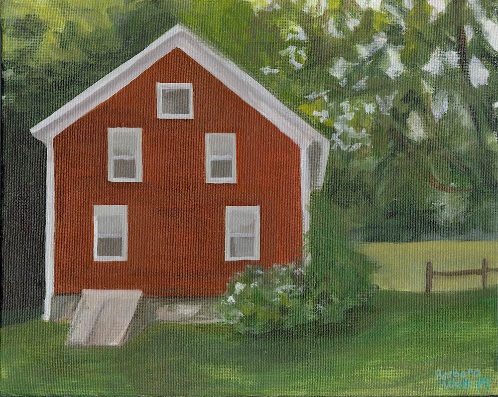 Vermont, red house