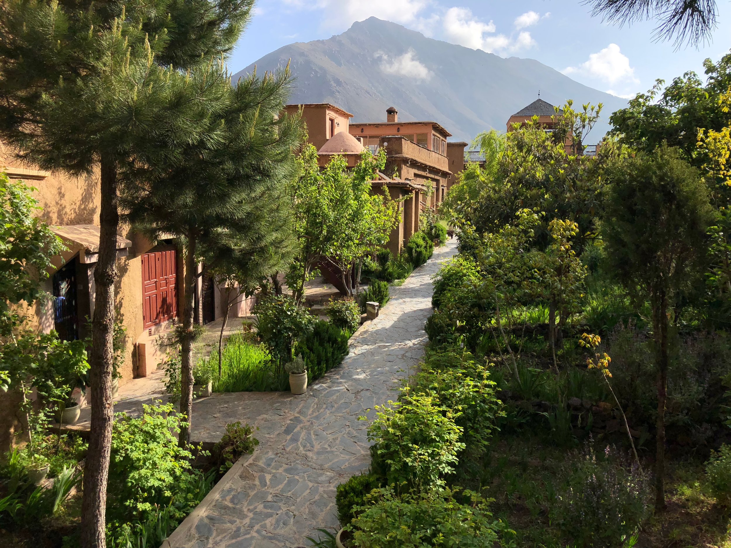 Main entry way to Kasbah du Toubkal