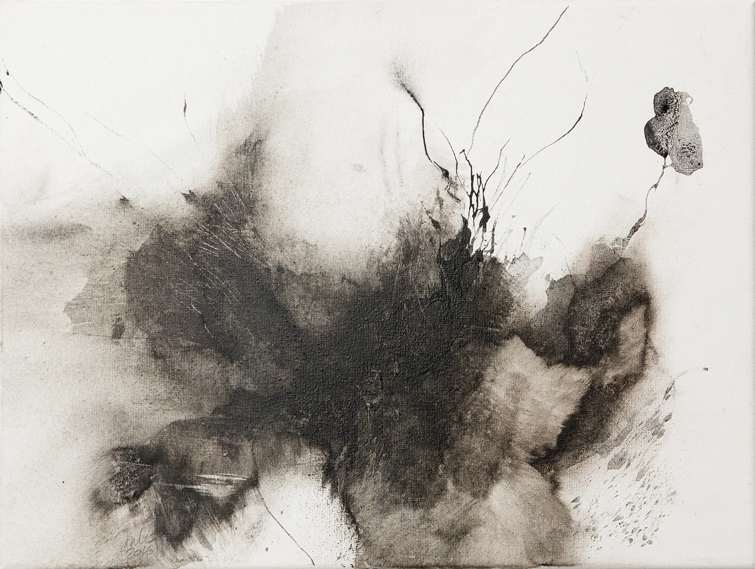 Sans titre, 2016, tempera, crayon, 30x40