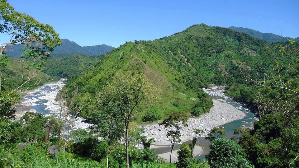 The Valley of the Rio Cangrejal (rafting river). Las Cascadas Lodge is located downstream from here.