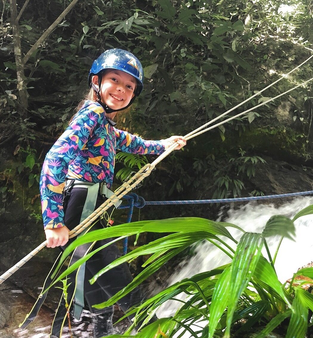 Pure satisfaction @honduraswaterfalldescents #familyadventures #canyoning #travel #travelphotography #jungle #waterfallhotelhonduras #rainforest #photooftheday #wanderlust #hondurasfivestars #hondurastravel #allinclusive #beautifuldestinations #trave