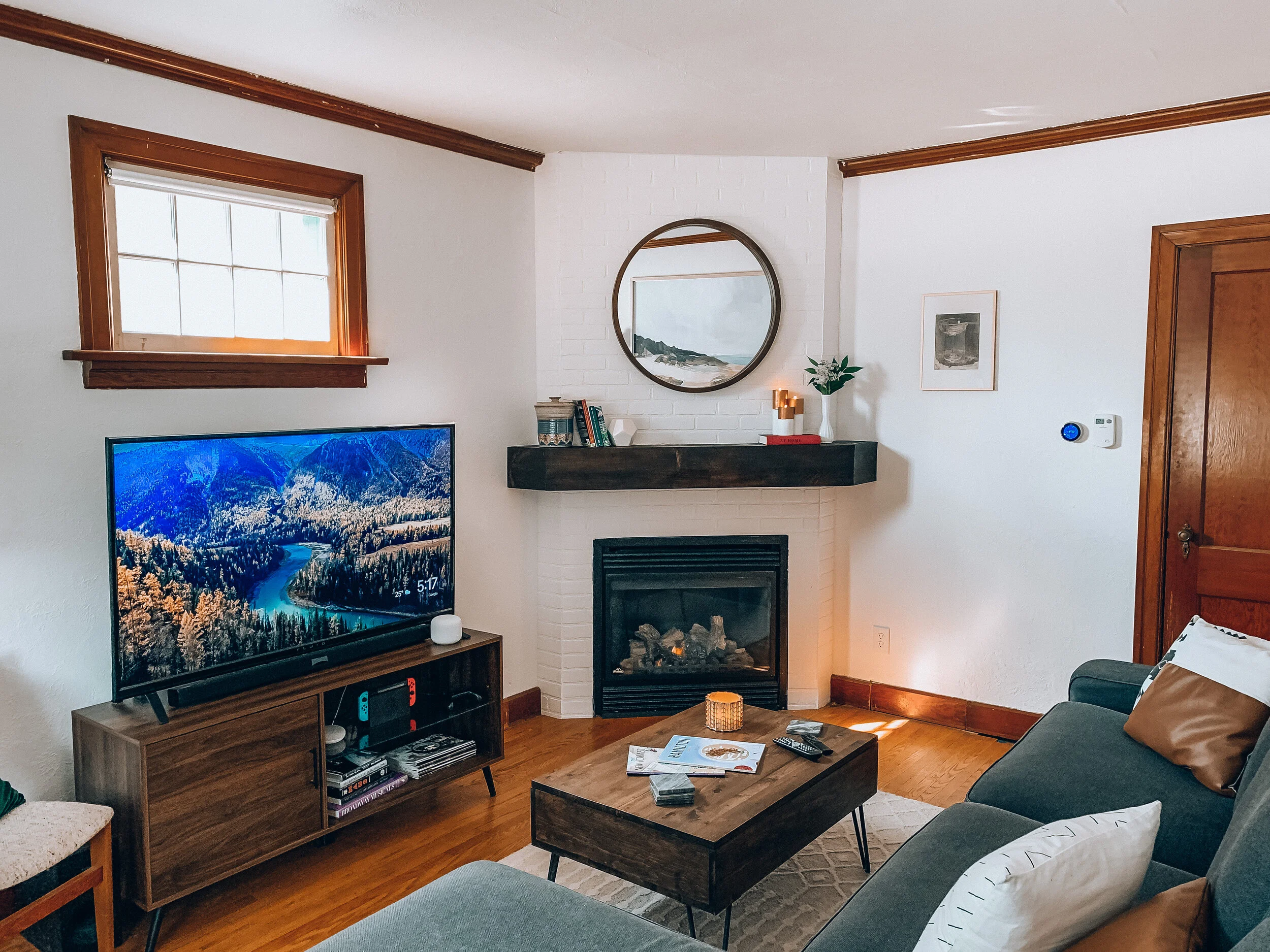 Living Room &amp; Fireplace Reveal! | One Room Challenge: Week Eight