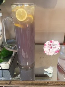 Not only is lavendar great for stress and headaches but it also has a yummy flavor. It’s one of my favorite scents and I couldn’t wait to actually taste it in this Lavendar Lemonade. It was so refreshing!