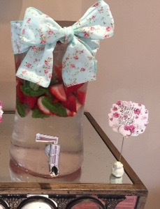 Mmmmmm Strawberry Basil Infused Water.