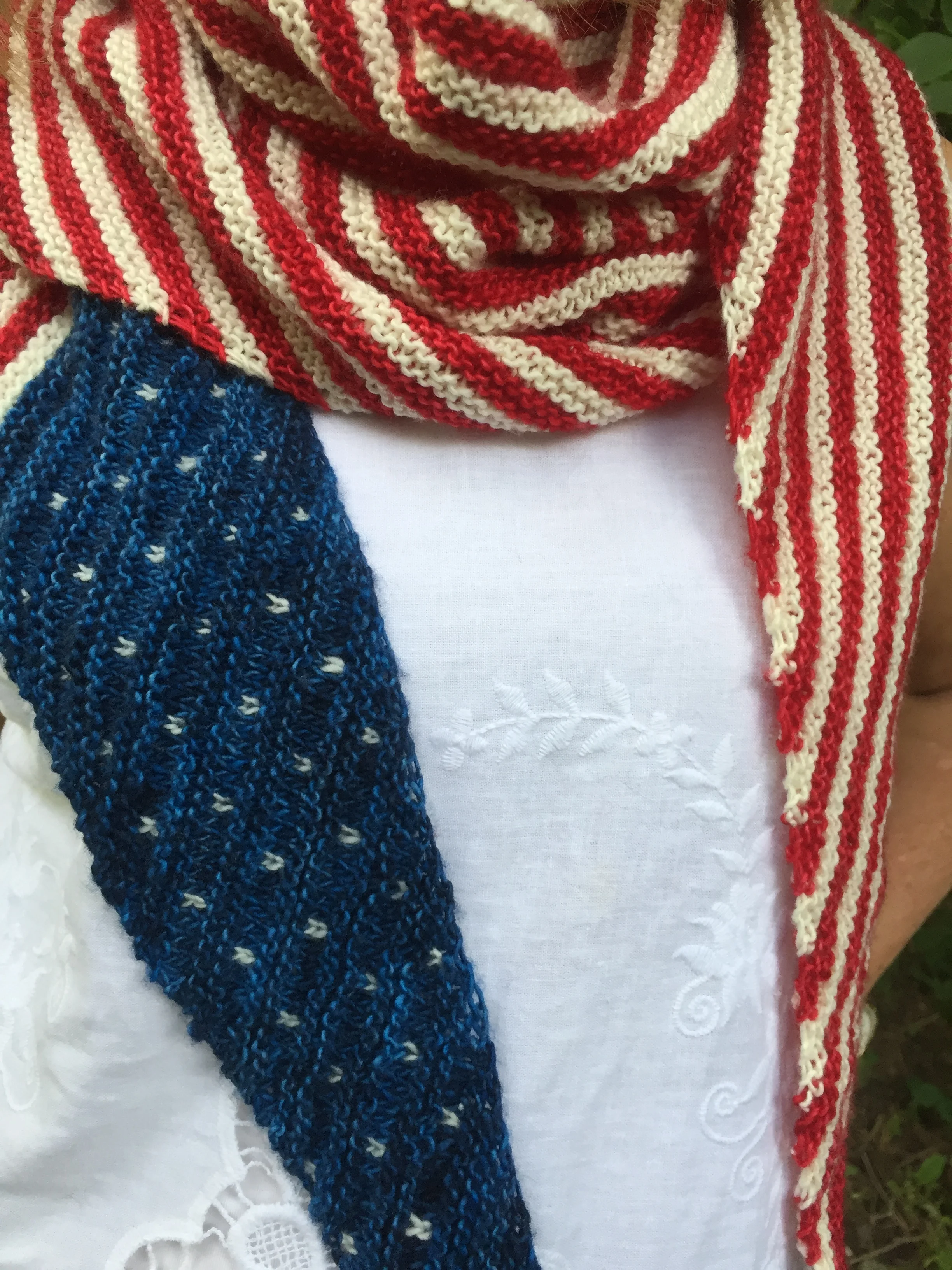 Protest is Patriotic Shawlette! Pattern here!