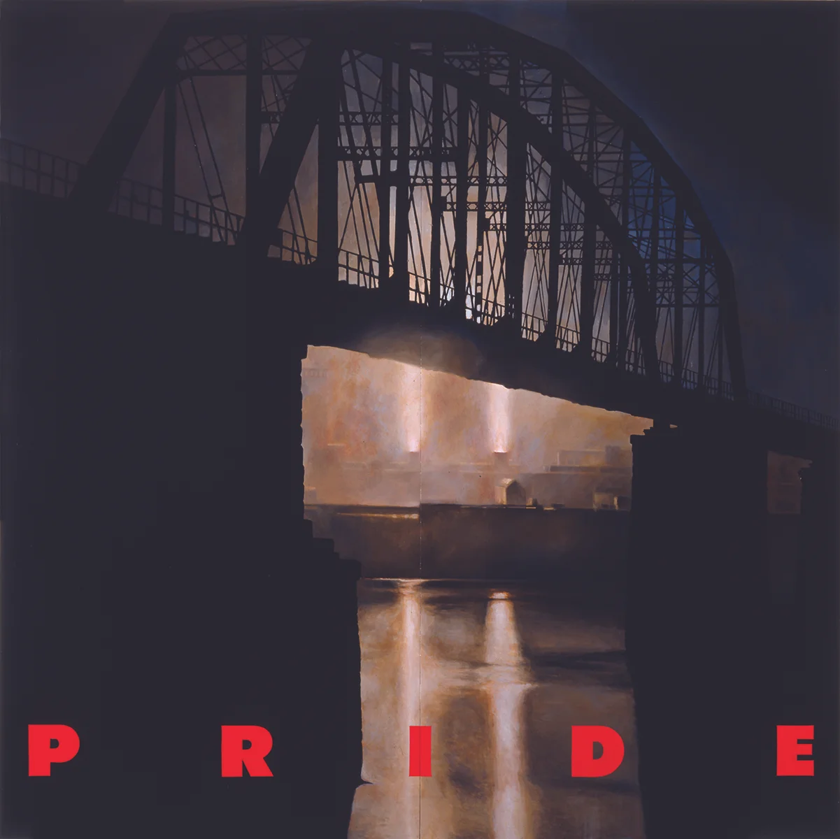 "Panel No. 1 from Themes for a Fin de Siécle (Pride)" 1990 oil on panel 72" x 72" Collection: Leonard Lauder Foundation, NY, NY
