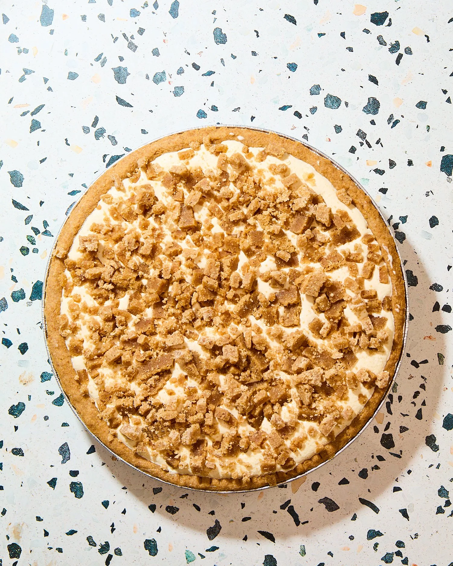 Peach Cobbler Ice Cream Pie