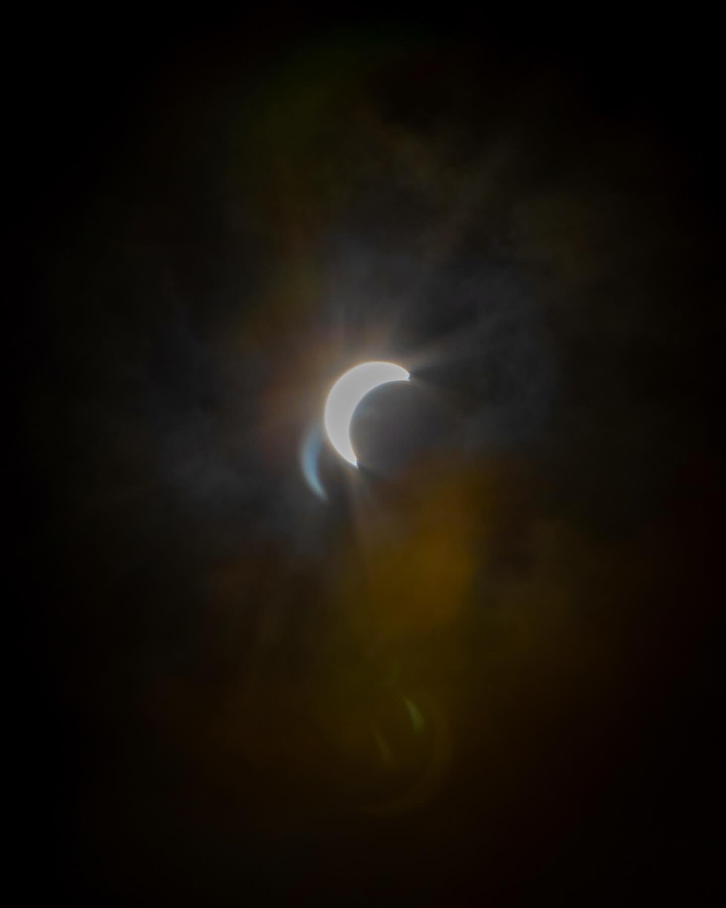 It was fun to get in on the fun today at least 88% of it :)

#solareclipse #notmyusualthingbut :) #anyoneelseseeafaceintheclouds