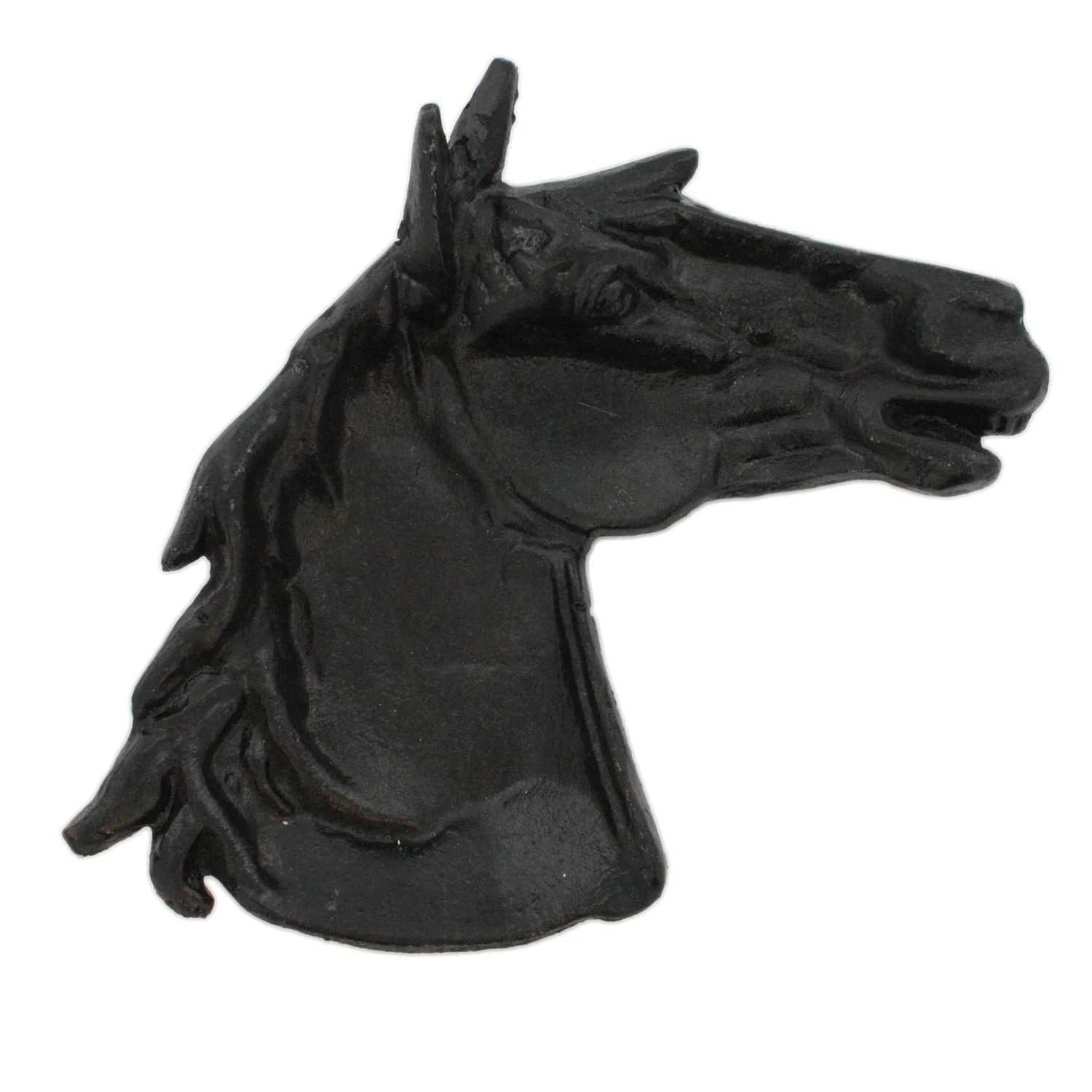 Black Cast iron Horse head Catchall Tray