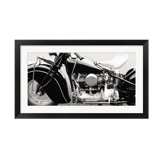 Vintage American Bike Motorcycle Framed Art Print