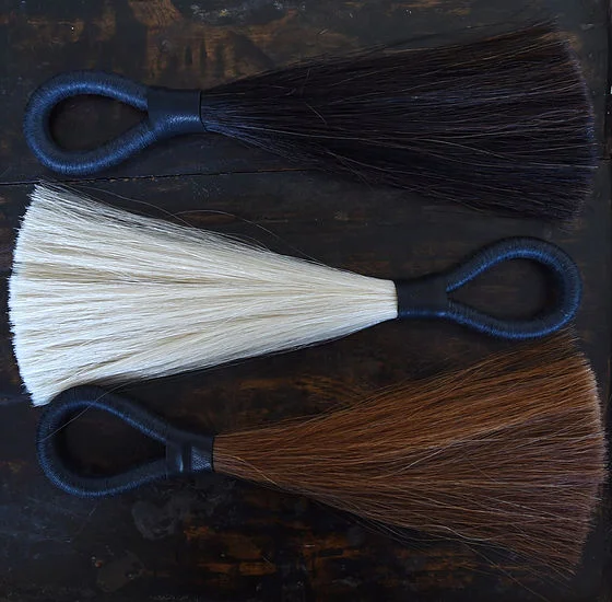 Horse Hair Tassel Decorative Object Handmade in New York