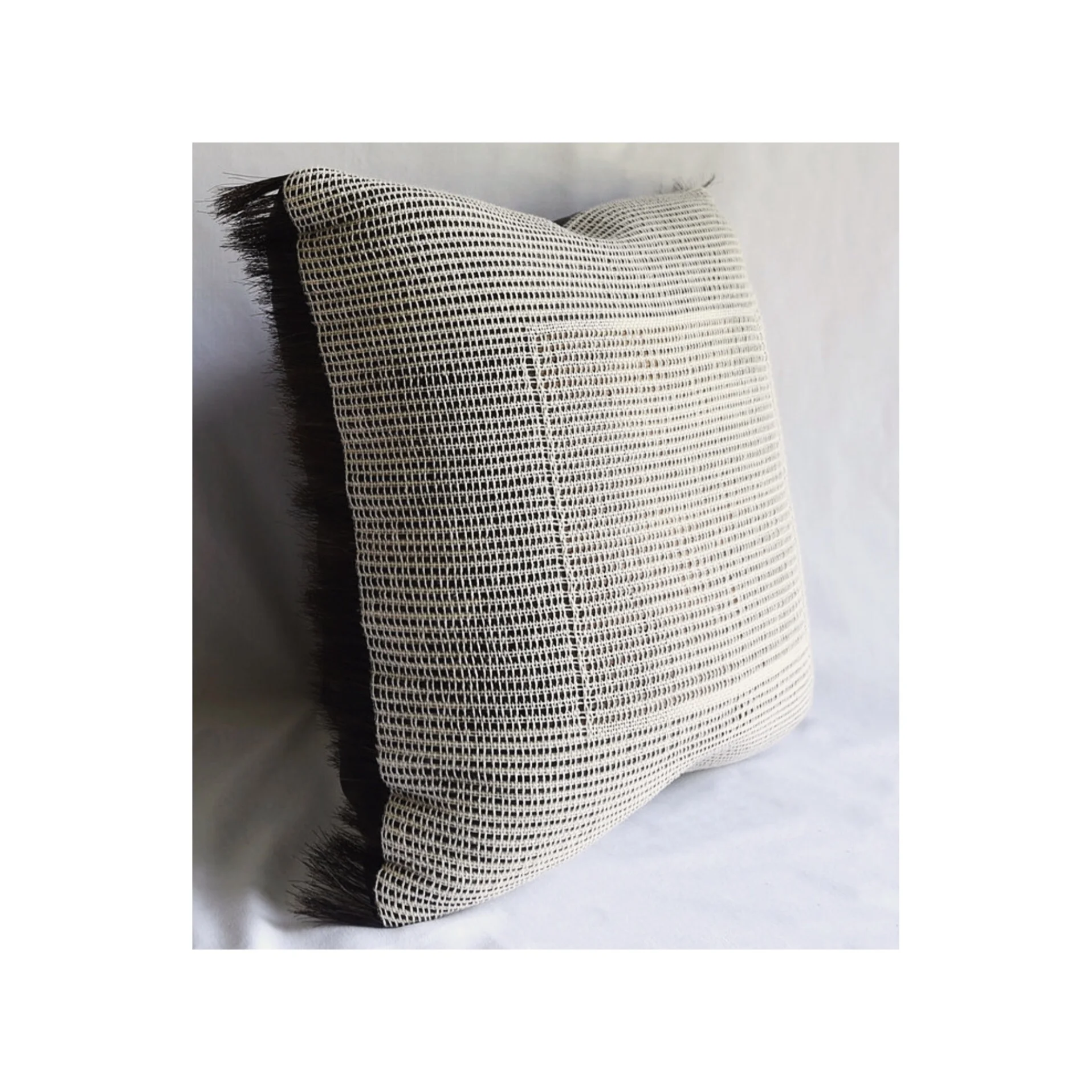 Horse Hair Woven Pillows Alexandra Kohl