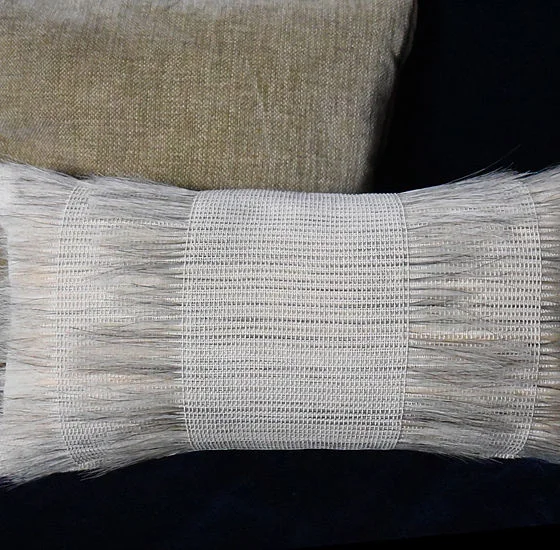 Horse Hair Woven Pillows Alexandra Kohl