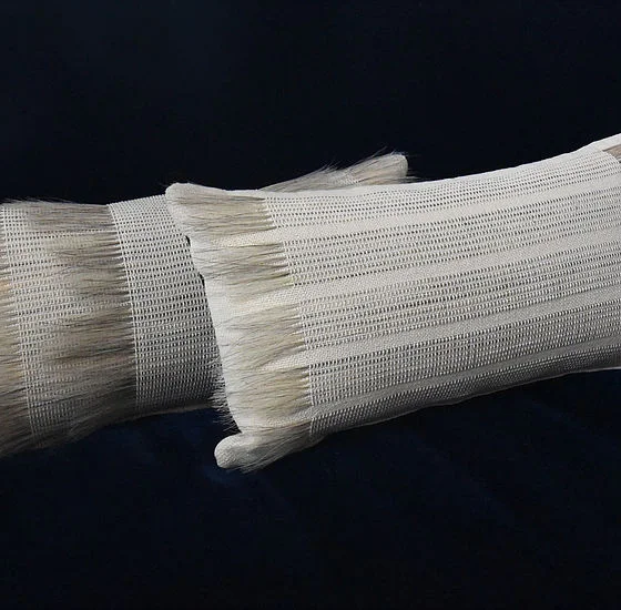 Horse Hair Woven Pillows Alexandra Kohl