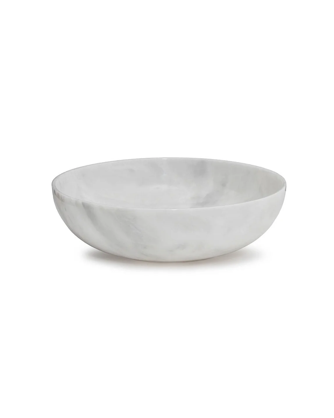 White Pearl Marble Decor Bowl