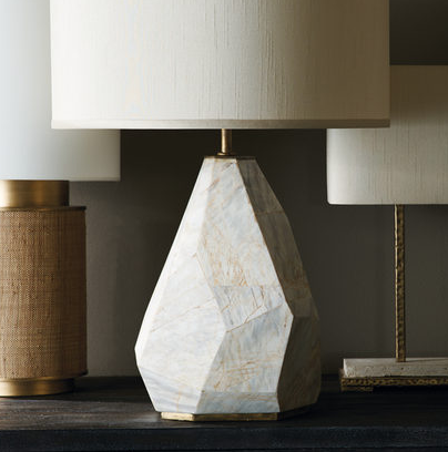 Geometric Marble Table Lamp