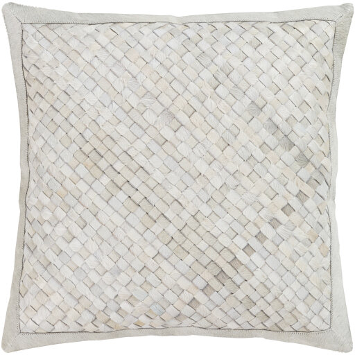 Off White Hair on Hide Woven Designer Throw Pillow (Copy)