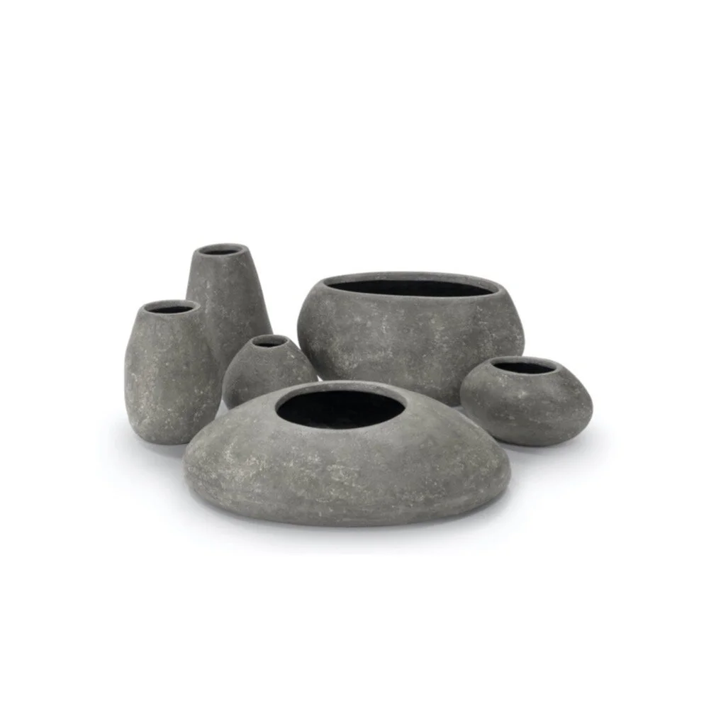 Limestone Vase Collection