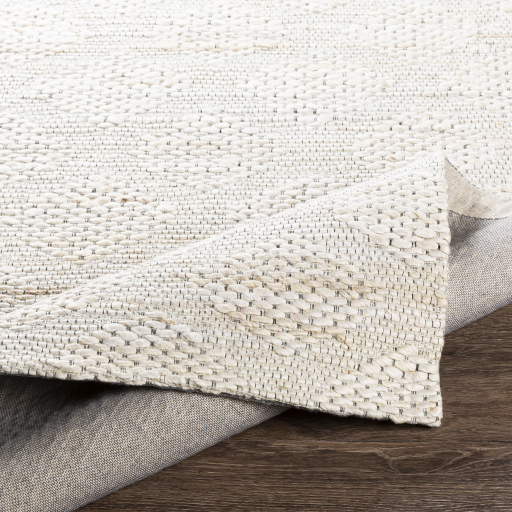 Framework Natural Textured Jute Ivory Area Rug