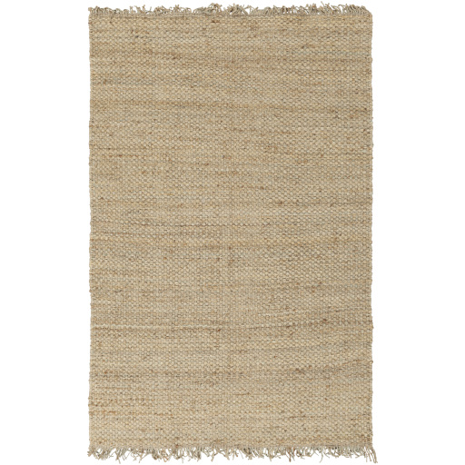 Tropica Natural Hand Woven Textured Jute Area Rug