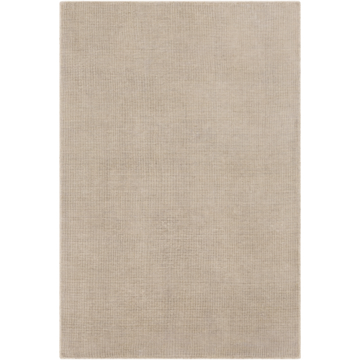 Taupe Pale Blue Italian Amalfi Coast Designer Viscose/Wool Indoor Rug Collection