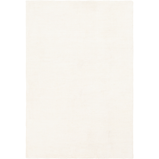 Ivory Pale Blue Italian Amalfi Coast Designer Viscose/Wool Indoor Rug Collection