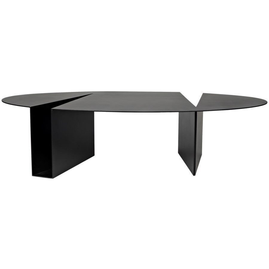 Minerva Black Metal Coffee Table
