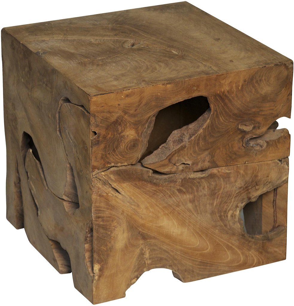 Vert Teak Square Side Table