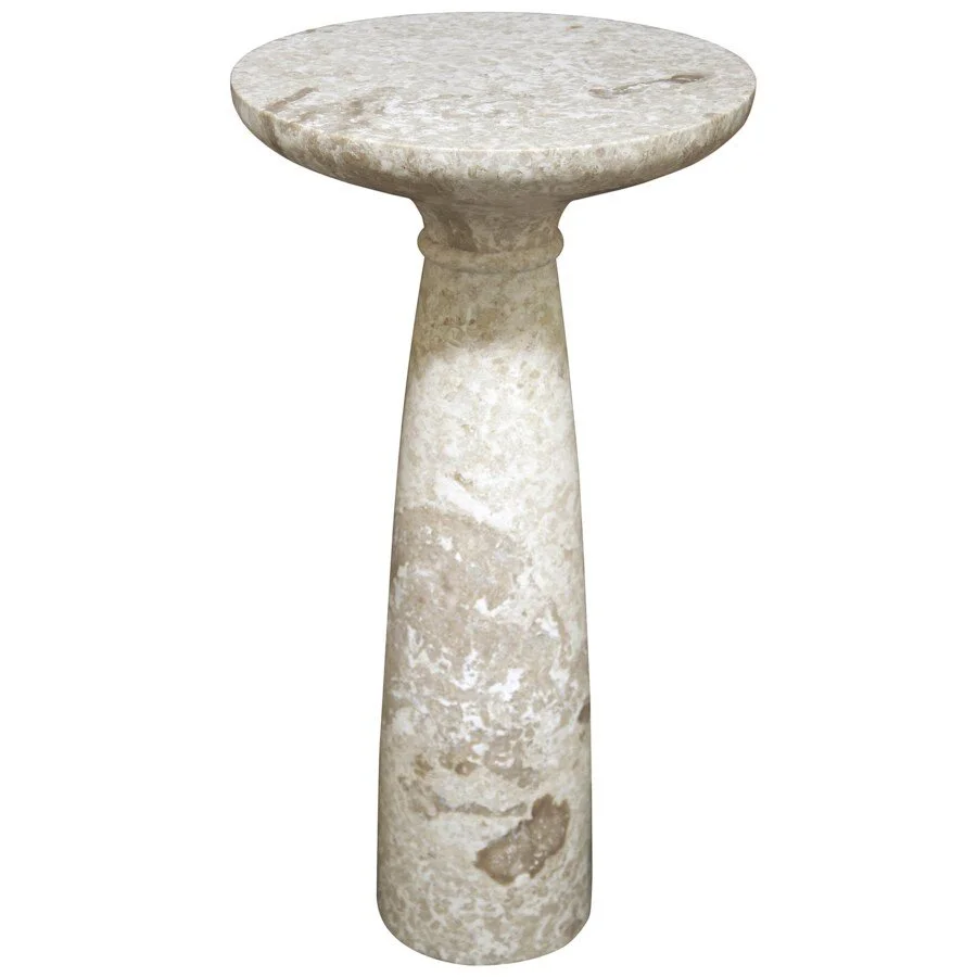 Architect Marble Side Table Taupe