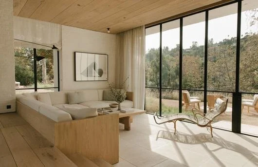 Pacific Natural at Home Book Page Living Room Design