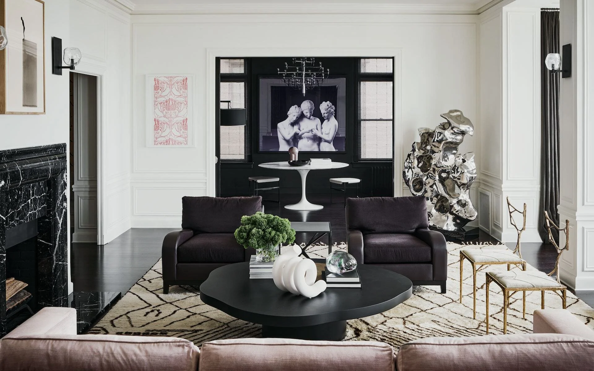 Nicole Hollis: Curated Interiors Coffee Table Book Page Living Room
