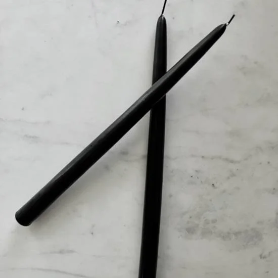 Black 12" Taper Candles (Copy)